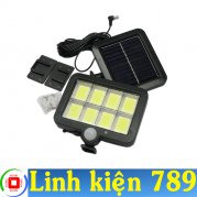 Đèn LED năng lượng mặt trời 8 khoang 160 LED COB